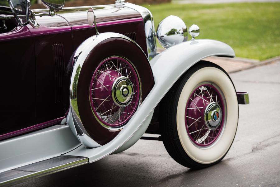Детали экстерьера LaSalle 7-Passenger Touring by Fleetwood (345-A 4657) 1931 года  (фото 14 из 24)